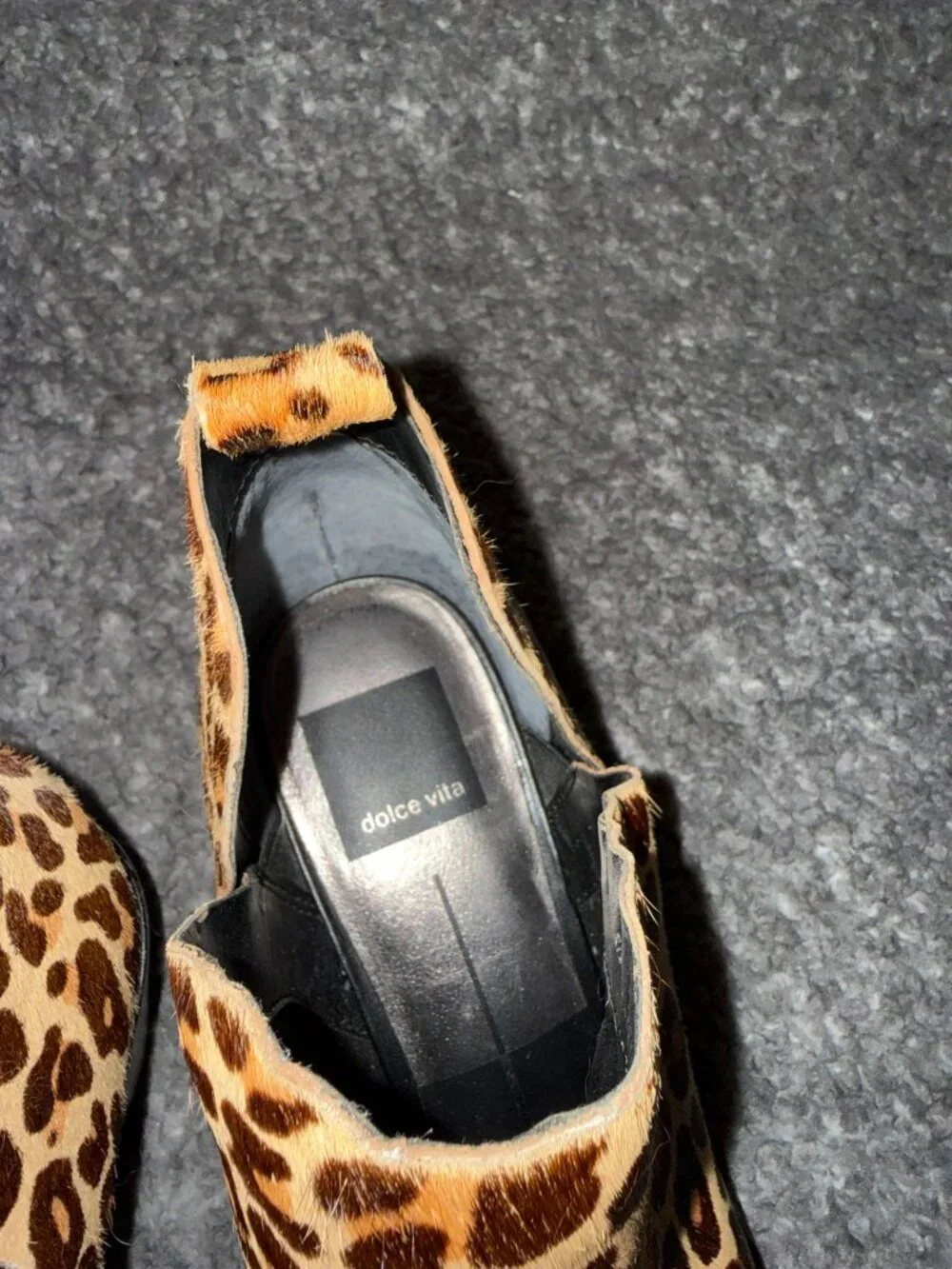 Dolce Vita Sonni Leopard Ankle Booties